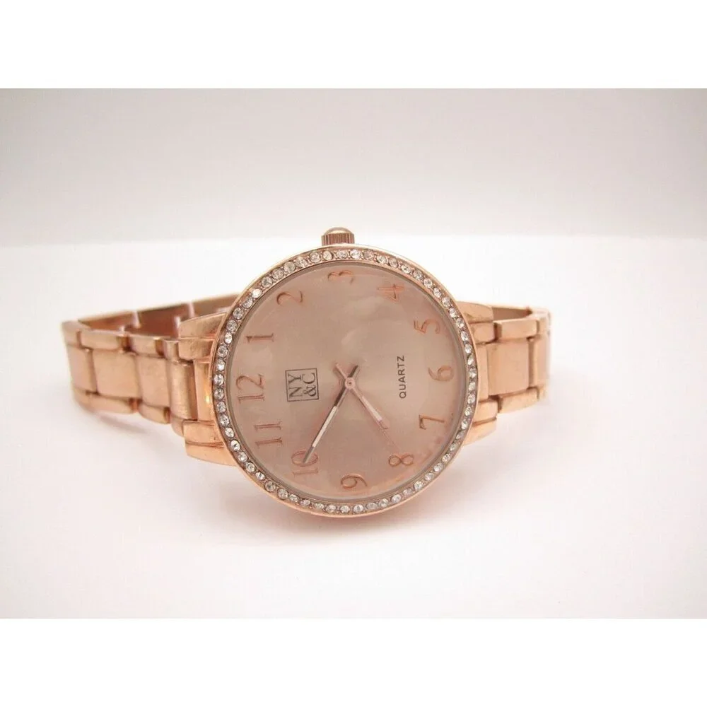 Women NY&C Quartz WR Analog 36mm Round Watch (H354) 